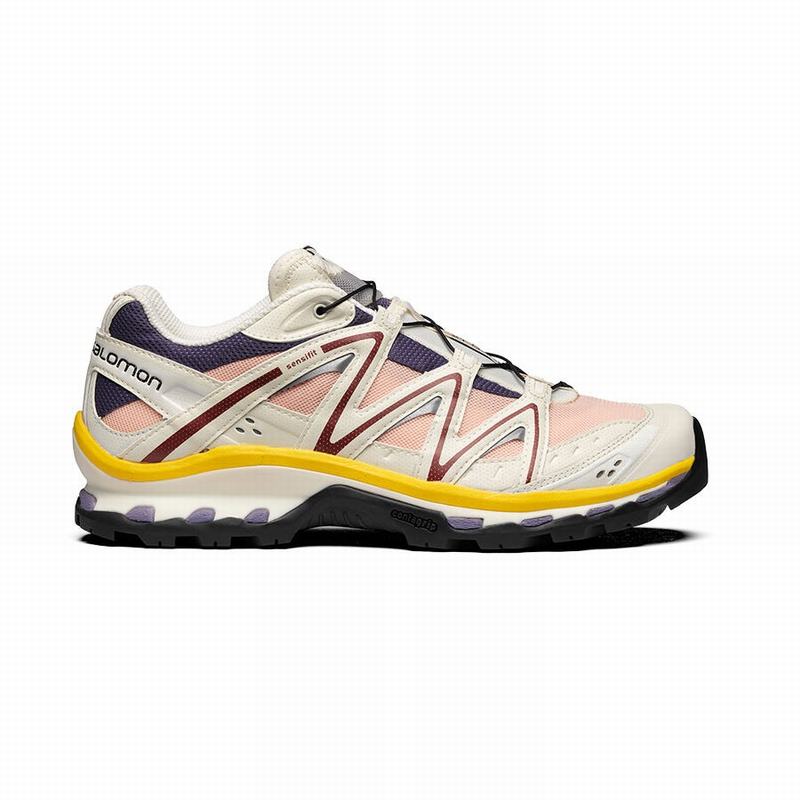 SALOMON XT-QUEST Philippines - Men's Trail Running Shoes - Beige/Pink | 137098-QJS